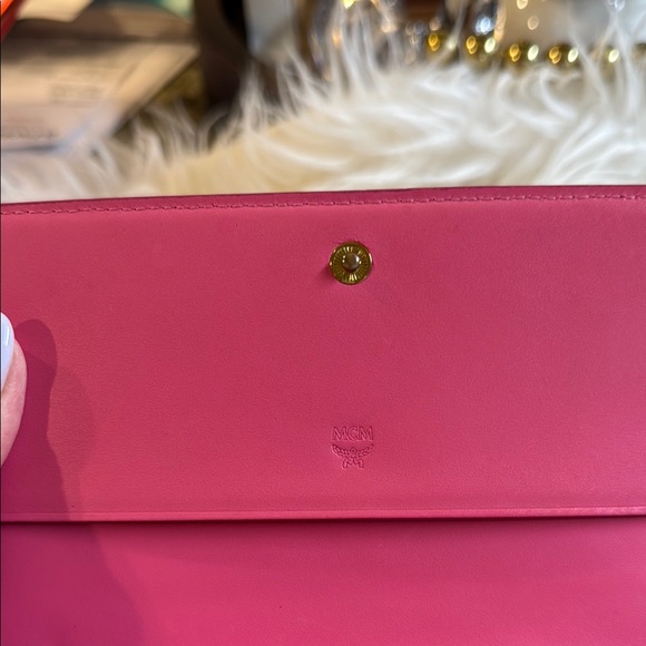 MCM Wallet Pink Women's - Picture 5 of 10